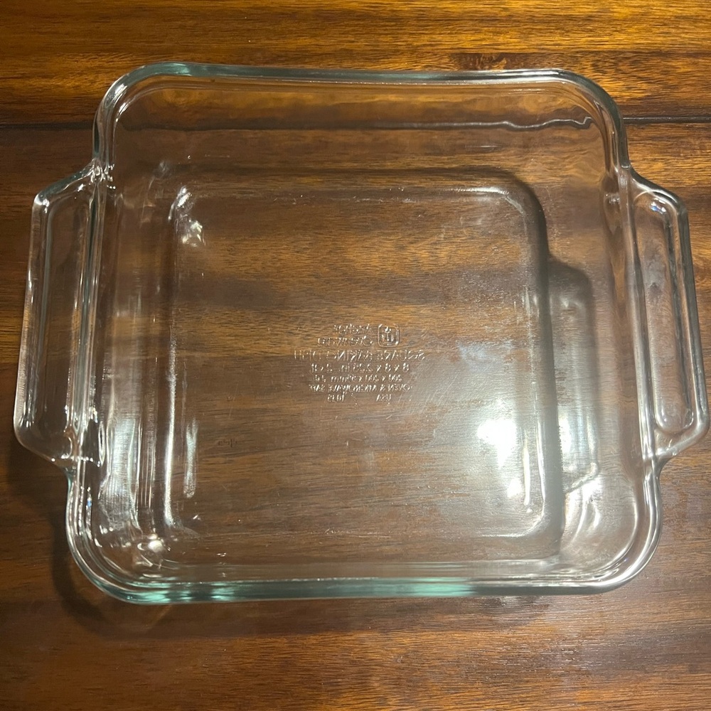 Anchor Clear Glass 8 x 8 Baking Dish